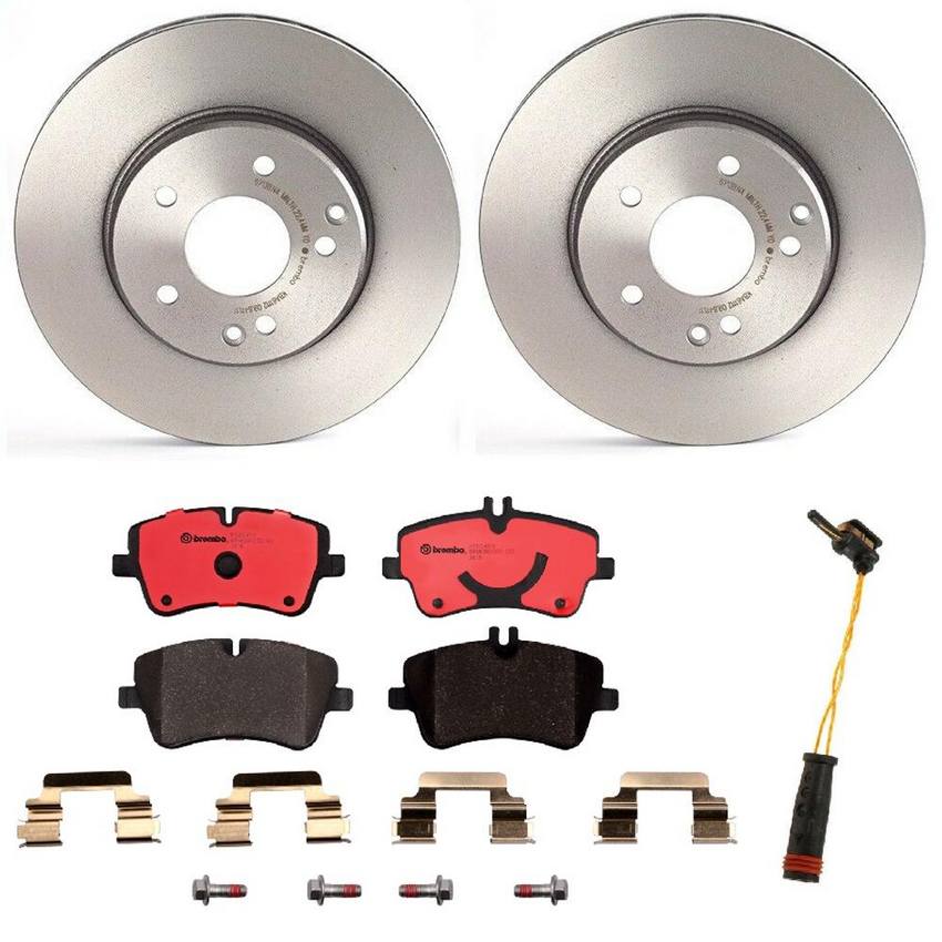 Brembo Brake Pads and Rotors Kit - Front (288mm) (Ceramic)